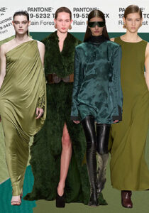 Trendfarbe Herbst/Winter 2024-25: Grün